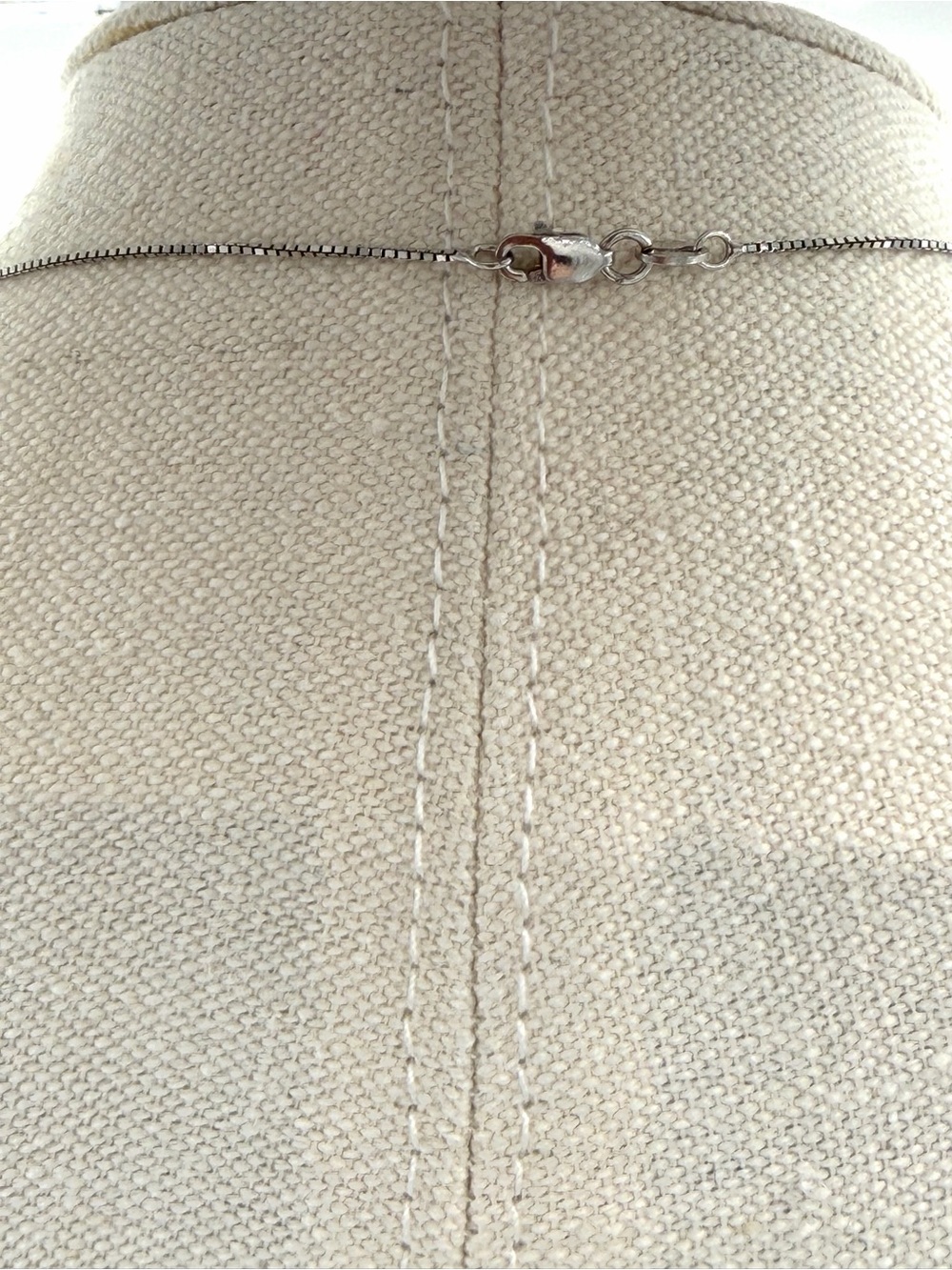 VTG Stunning Ornate Mystical Sterling Silver Moonstone Pendant Woman’s Necklace - Picture 6 of 6